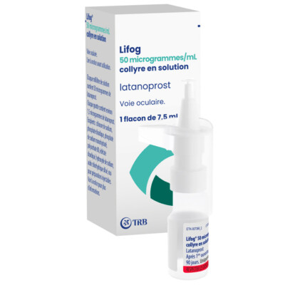 Solution oculaire Lifog, collyre au latanoprost, 7.5 ml