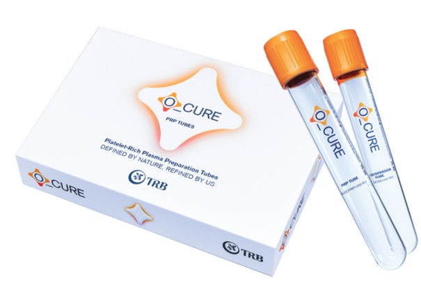 o cure tubes fond transparent